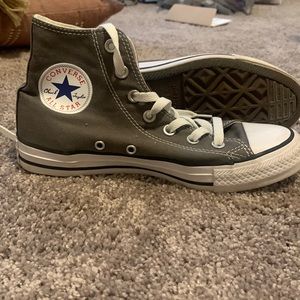 High top grey converse womens!